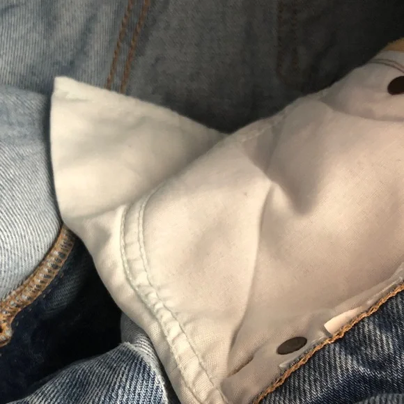 Zara size 4 wide leg Blue Women's Jeans - Picture 4 of 7